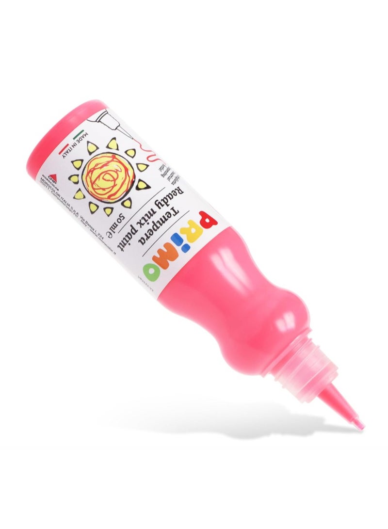 PRIMO Tempera Paint Bottle, 50ml, Fluorescent Pink, Non-Toxic, Convenient, for Little Artists by Primo - Image 3