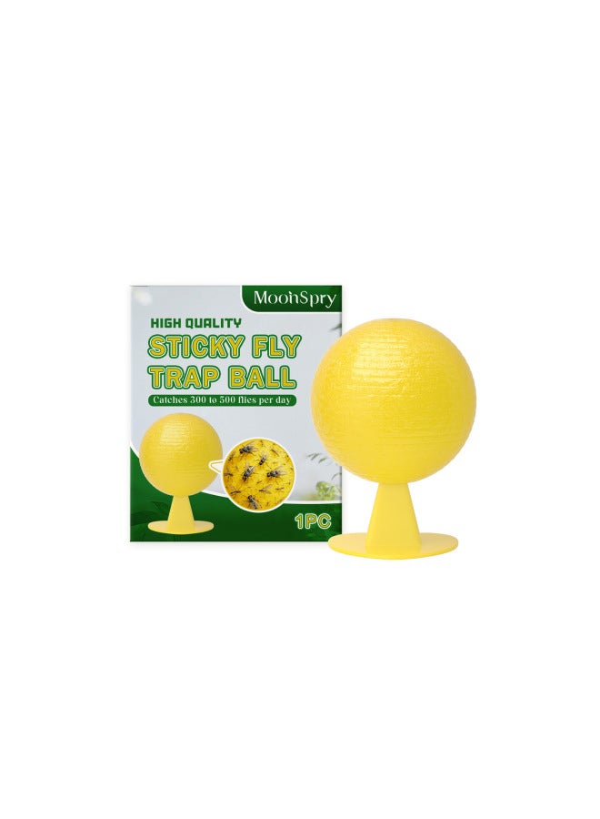 MOONSPRY Sticky Flying Insect Trap Ball Indoor And Outdoor Household Insect Trap Daily Transparent Flying Insect Trap - Image 1