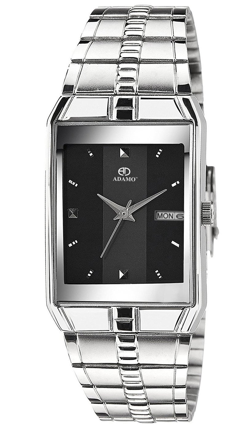 ADAMO Legacy Black Dial Day & Date Men's & Boy's Watch 9151SM02 - Image 5