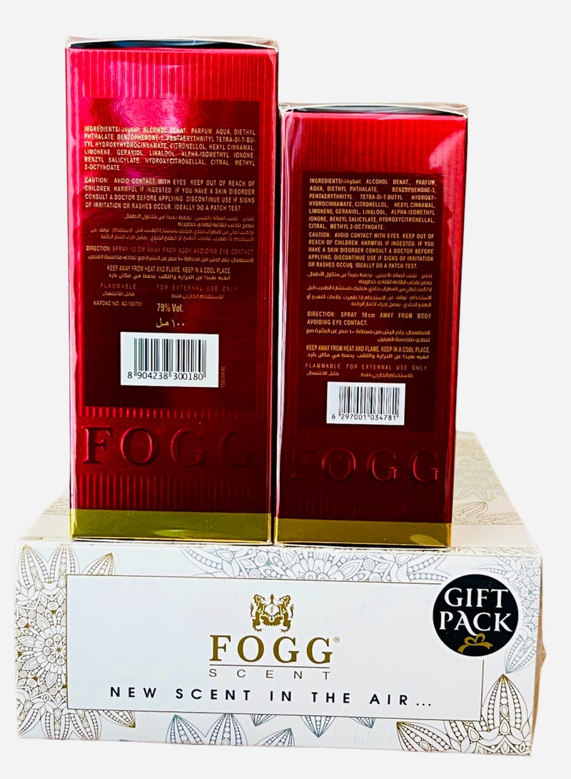 فوج مجموعة هدايا عطر نسائي برائحة الزهور العديدة (100مل+50مل) - Image 3