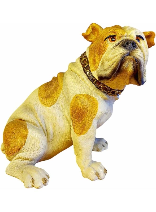 Resin Sitting Adorable Bulldog Figurine For home decorations, gifts. - Image 1