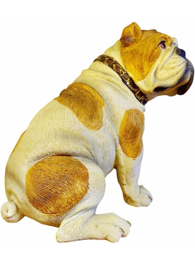 Resin Sitting Adorable Bulldog Figurine For home decorations, gifts. - Image 3