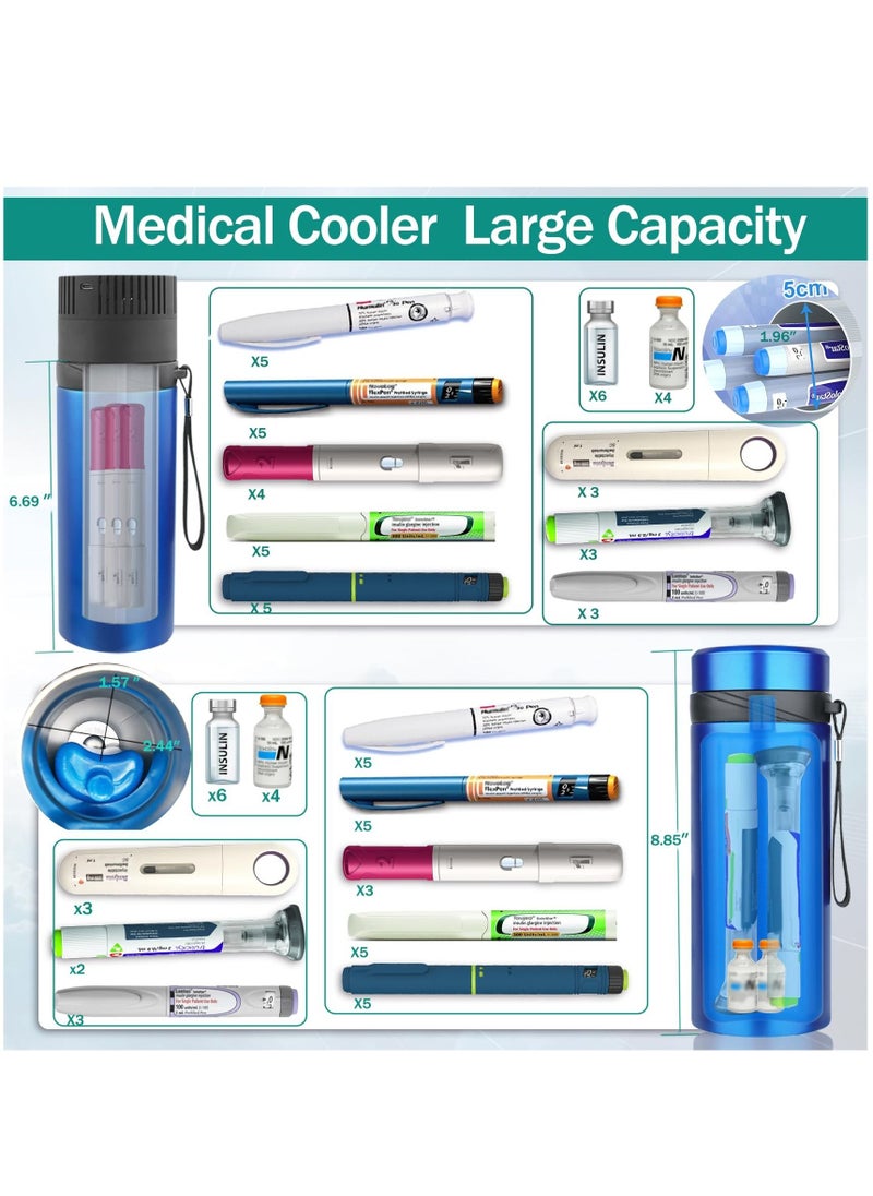 Generic - Mini Refrigerator,Insulin Refrigerator,Portable Medicine Refrigerator,Car and Home,Refrigerate Medicine at 2-8 Degrees,Suitable for Business/Travel - Image 1