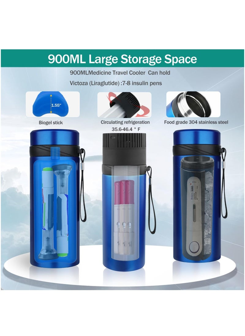 Generic - Mini Refrigerator,Insulin Refrigerator,Portable Medicine Refrigerator,Car and Home,Refrigerate Medicine at 2-8 Degrees,Suitable for Business/Travel - Image 1