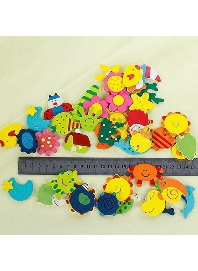 CraftDev Wooden Nature Theme Magnets - Set of 40, Multicolour - Image 3