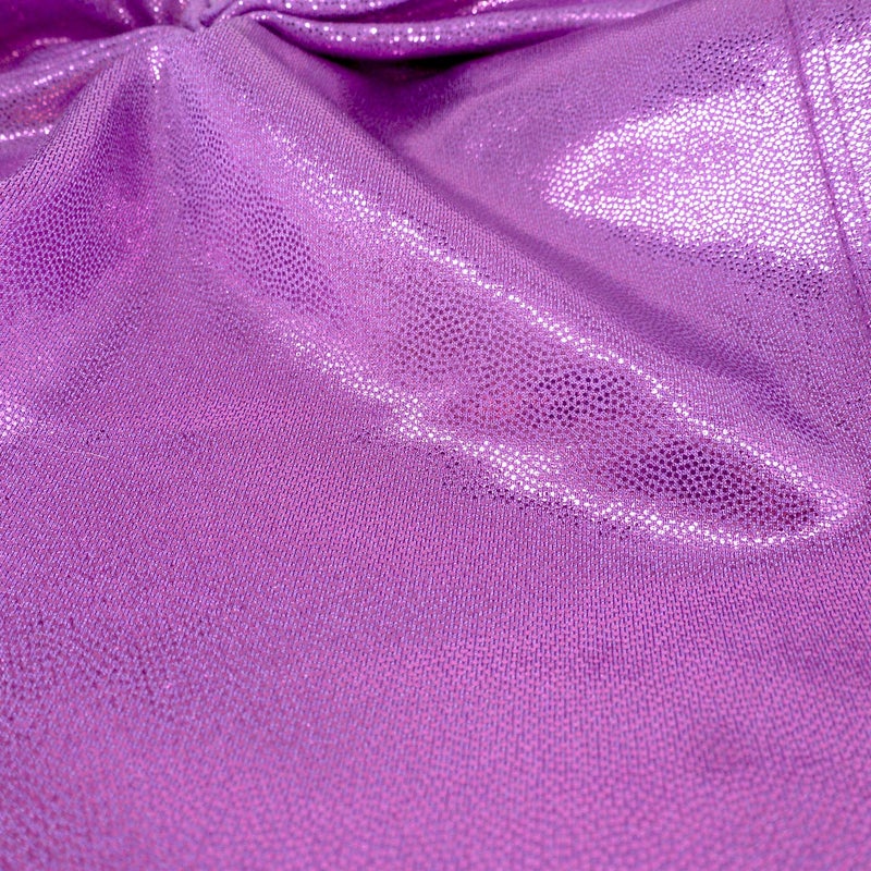 Dtone Girls Dance Short Gymnastics Athletic Shorts Sparkle Glitter Tumbling Bottoms (Purple, 110) - Image 3