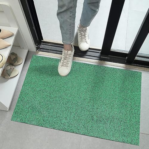 VNQ! Cushion Noodle Mat for Home Entrance, Heavy Indoor Outdoor Anti Slip PVC Floor Mat for Bedroom, Kitchen, for Bathroom, Doors, Office, Door Mat, Bath Mat Colour Green|(2X5 Feet) - Image 2