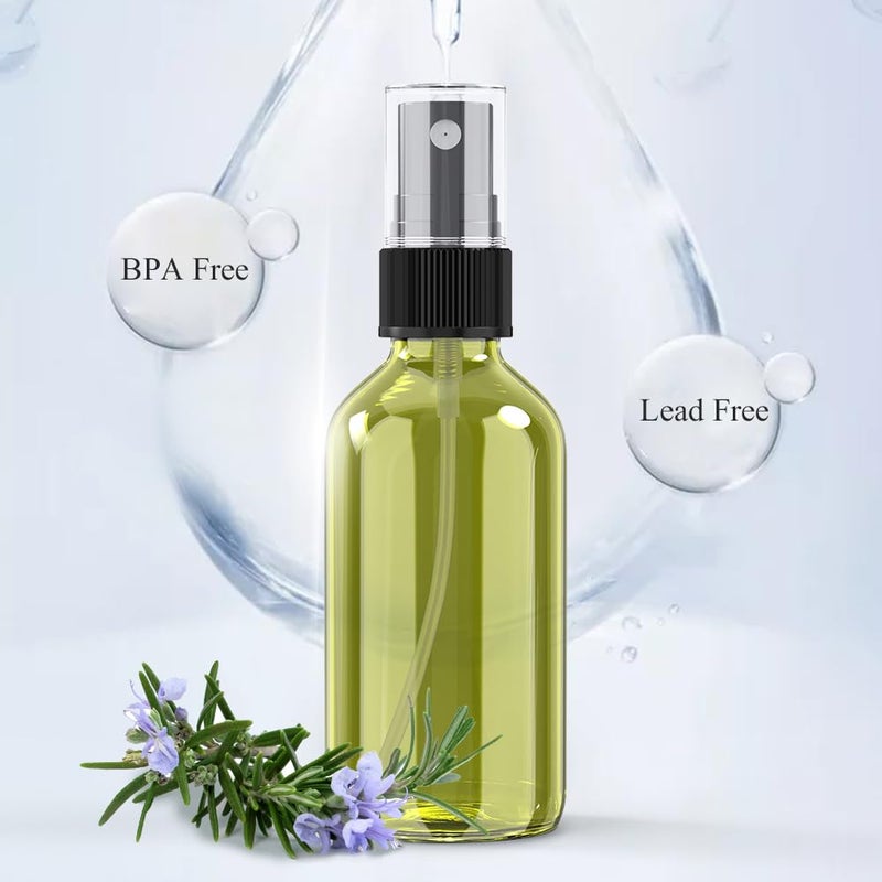 Wedama Spray Bottle  2 Oz Fine Mist Glass Spray Bottles  Little Refillable Liquid Containers For Watering Flowers Cleaning (16 Pack Olive Green) - Image 5