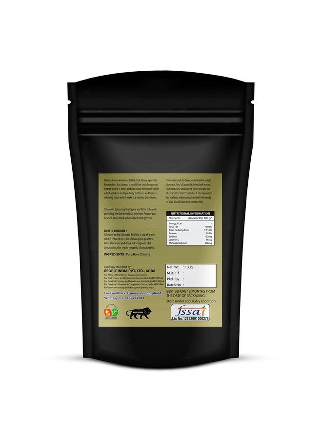 BRALCON Chirata - 100g | 100% Fresh & Natural Chirayta | Bitterstick | Swertia Chirayita | Pure Raw Form Chirata | Green Chiraita/Indian Gentian | Hara Chirayata - Image 2