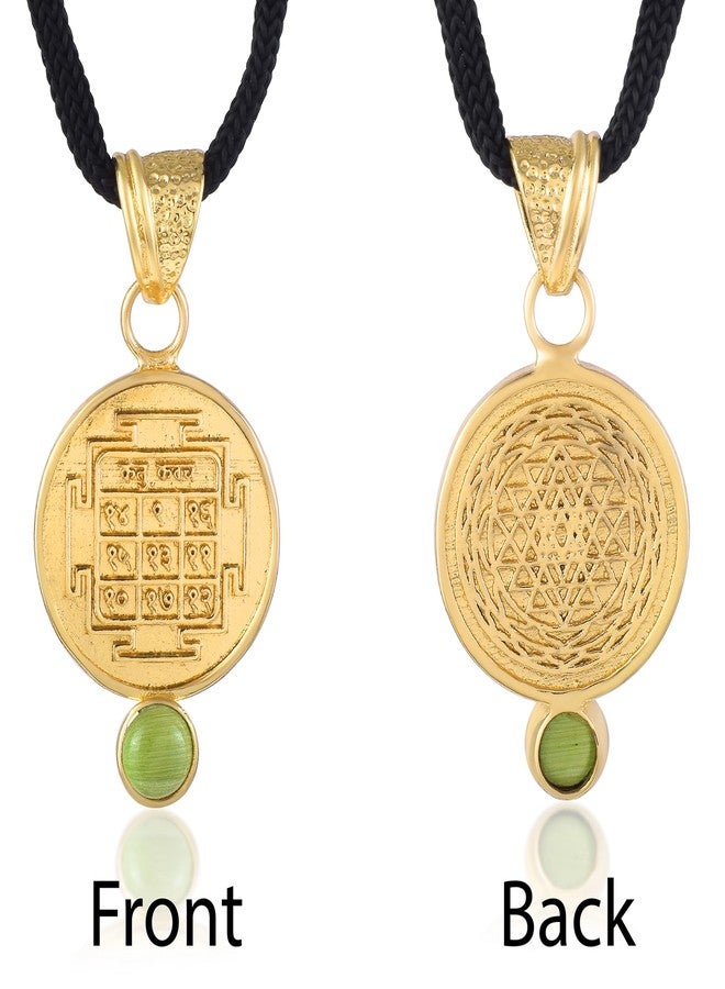 Memoir Brass 24KT Micron gold KETU grah Kawach Pendant | Energised & Purified | Pendant for KETU dosh | Unisex Hindu Astrology Talisman for Men Women-शुद्ध और ऊर्जा से भरपूर केतु सुरक्षा कवच पेंडेंट (PCDM3833-KETU) - Image 3