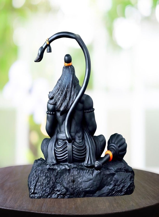Tiny Shiny Hanuman Ji Dhyan Mudra Murti Idol | Balaji Bajrangbali Sankat Mochan Bhagwan for Temple Car Dashboard Home Decor Statue Gifts Home Pooja (Hanuman Ji Idol) - Image 5