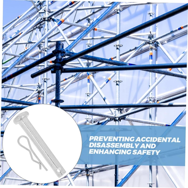 مشابك تثبيت دبابيس اقتران معدنية للسقالات 10 مجموعات لسلامة البناء - Image 4