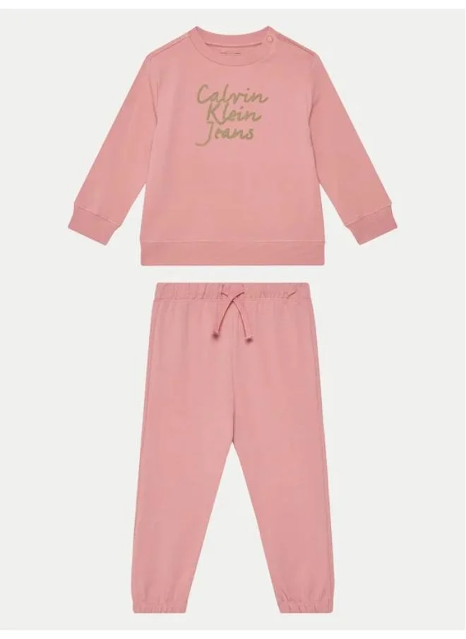 كالفن كلاين جينز Infant Logo Sweatshirt & Pants Set