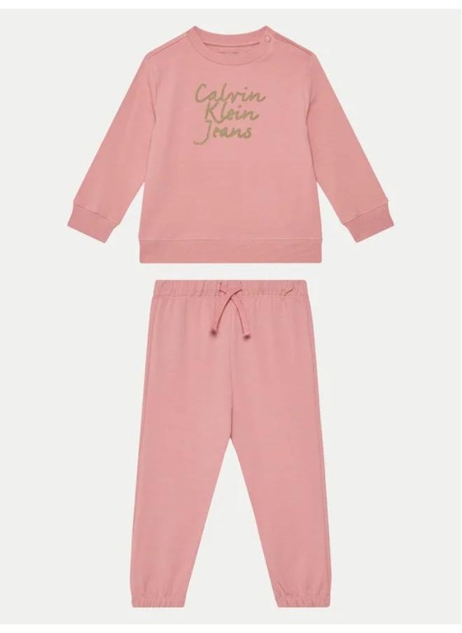 Calvin Klein Jeans Infant Logo Sweatshirt & Pants Set  - Image 1