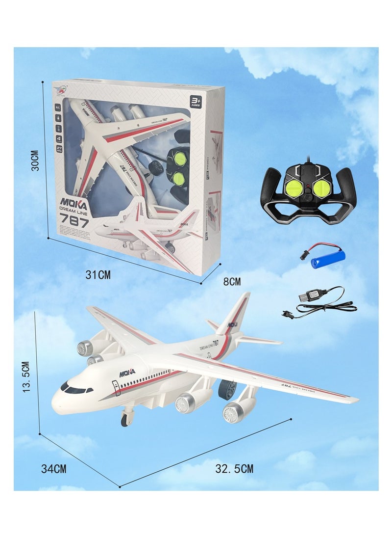 Four Way Remote Control Aircraft - White