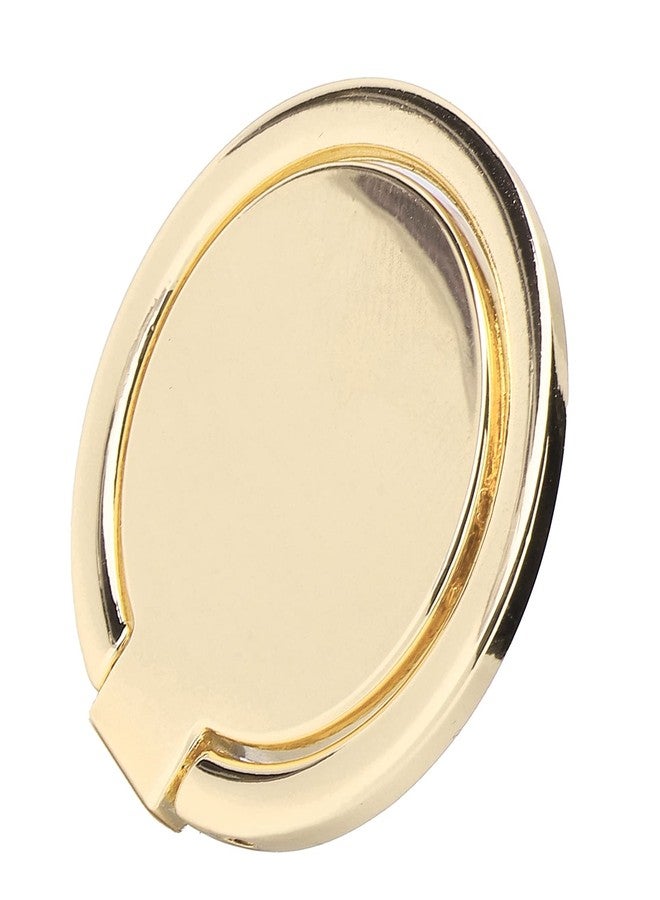 Yoidesu Phone Ring Holder, Mobile Phone Finger Ring Adjustable Metal Phone Holder Magnetic Car Mount for Mobile Phones and Tablets(Gold) - Image 1