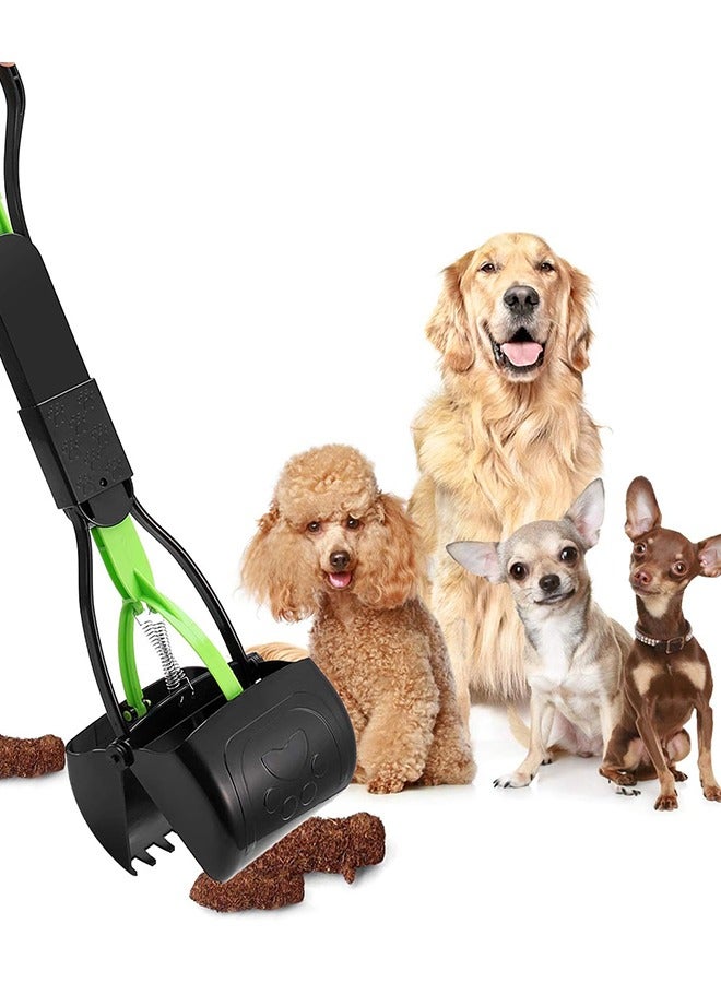 Bukela Non-Breakable Pet Litter Scooper for Dogs and Cats with Long Handle High Strength Material and Durable Spring for Easy Grass and Gravel Pick Up - Image 1