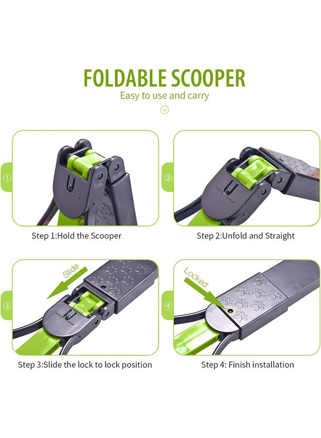 Bukela Non-Breakable Pet Litter Scooper for Dogs and Cats with Long Handle High Strength Material and Durable Spring for Easy Grass and Gravel Pick Up - Image 4