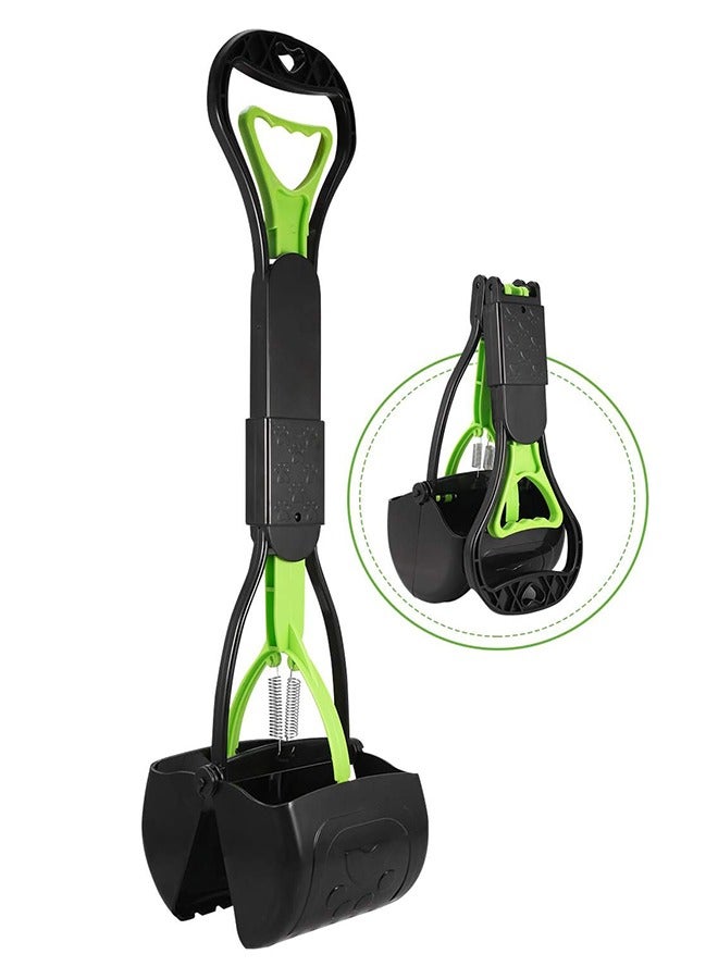 Bukela Non-Breakable Pet Litter Scooper for Dogs and Cats with Long Handle High Strength Material and Durable Spring for Easy Grass and Gravel Pick Up - Image 2