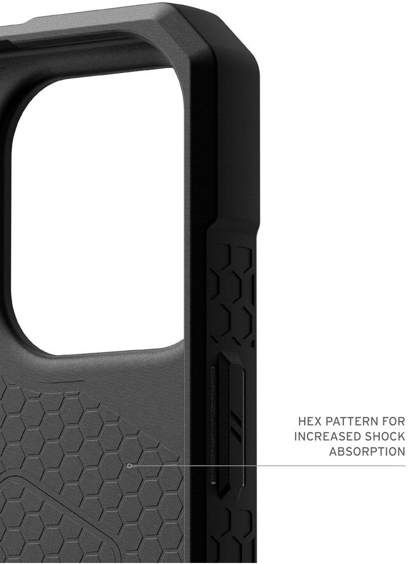 Urban Armor Gear - UAG Monarch Pro MagSafe for iPhone 16 Pro MAX Case Cover [25 Feet Drop tested] - Carbon Fiber - Image 1