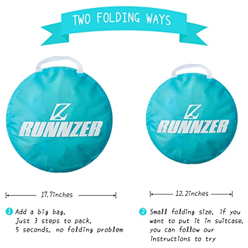L RUNNZER Baby Pop Up Tent, Toddler Safety Net to Keep Baby from Climbing Out, See-Through & Breathable Crib Canopy Against Falls & Bites, Fits Most Standard Cribs - Image 5
