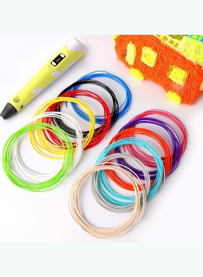 3D Printing Pen Printing Paper Painting Graffiti Template for 3D Pen Kids DIY Gift Present 3D Pen PLA 3D Printing Pen Doodle Arts Craft Drawing USB Pen Set LCD V2 Education RBT Starter Kit - Image 2