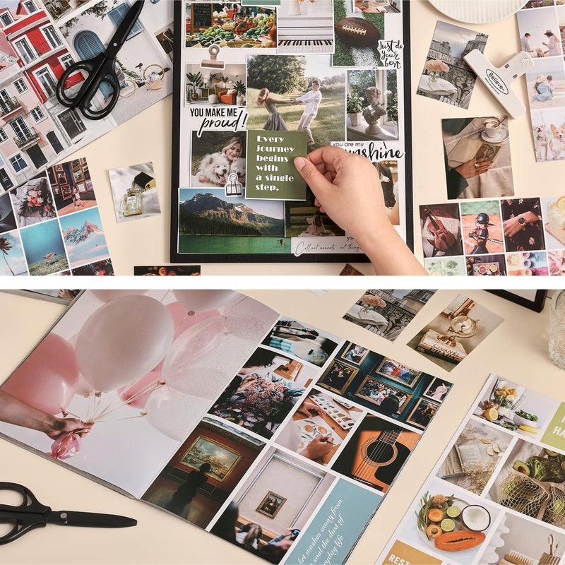 PAGEMORE Vision Board Book - 1200+ New and Improved Vision Board Pictures and Quotes for Vision Board Kit,Realize Dreams and Create Life Goals, Magazine for Vision Board Clip Art and Collage Book - Image 4