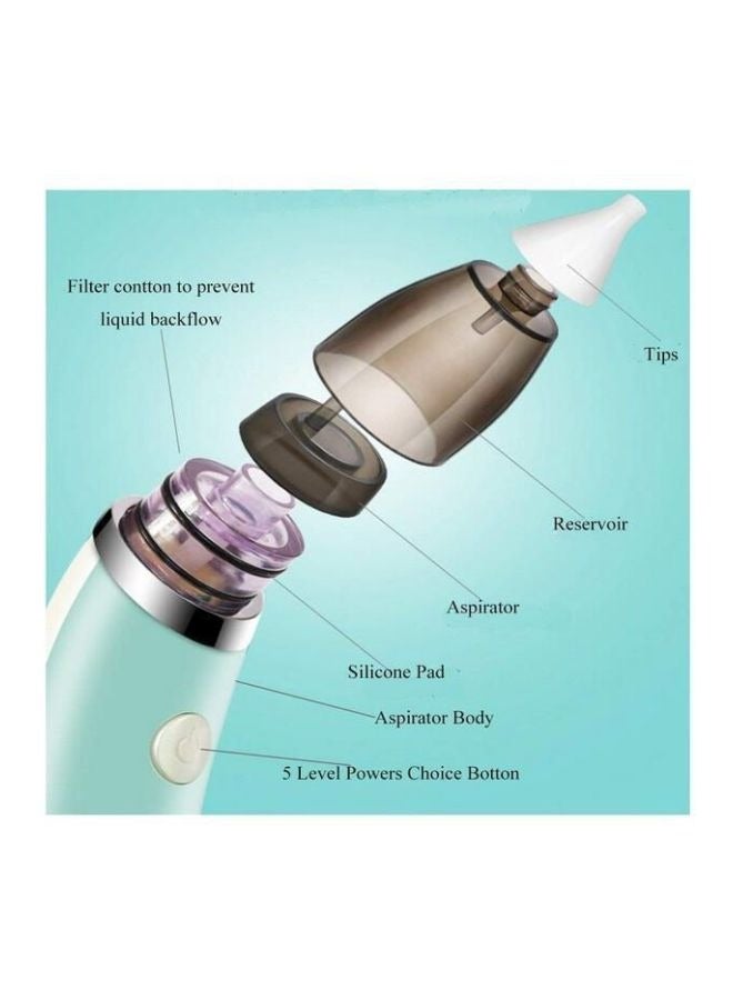 Electric Baby Nose Cleaner, Rechargeable Snotter Anti-backflow Nose Vacuum Cleaner for Newborns, Toddlers - Image 2