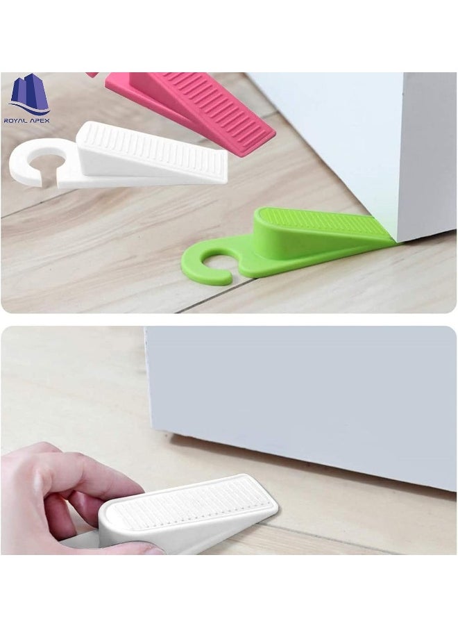 Biella 4Pcs Door Stopper Wedges Mouse Design Guard Baby Safety Protector Non-Slip Door Buffers For Kids Safety Guard Finger Protect For Home And Office, Interior Bathroom, Kitchen, Doors (Black)  - Image 4