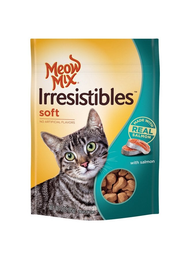 Meow Mix Irresistibles Cat Treats - Soft Salmon - 3 oz - Image 1