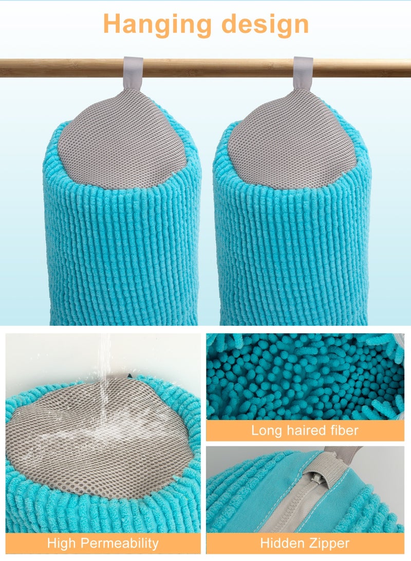 HomarKet Shoe Washing Bags 2pcs Washing Bag 360°All-around for Washing Machine For Washer And Dryer, Reusable Shoe For All Of Shoes Types and Sizes（It includes 2x shoe bags, 1x shoe brushes and 1x shoe racks） - Image 5