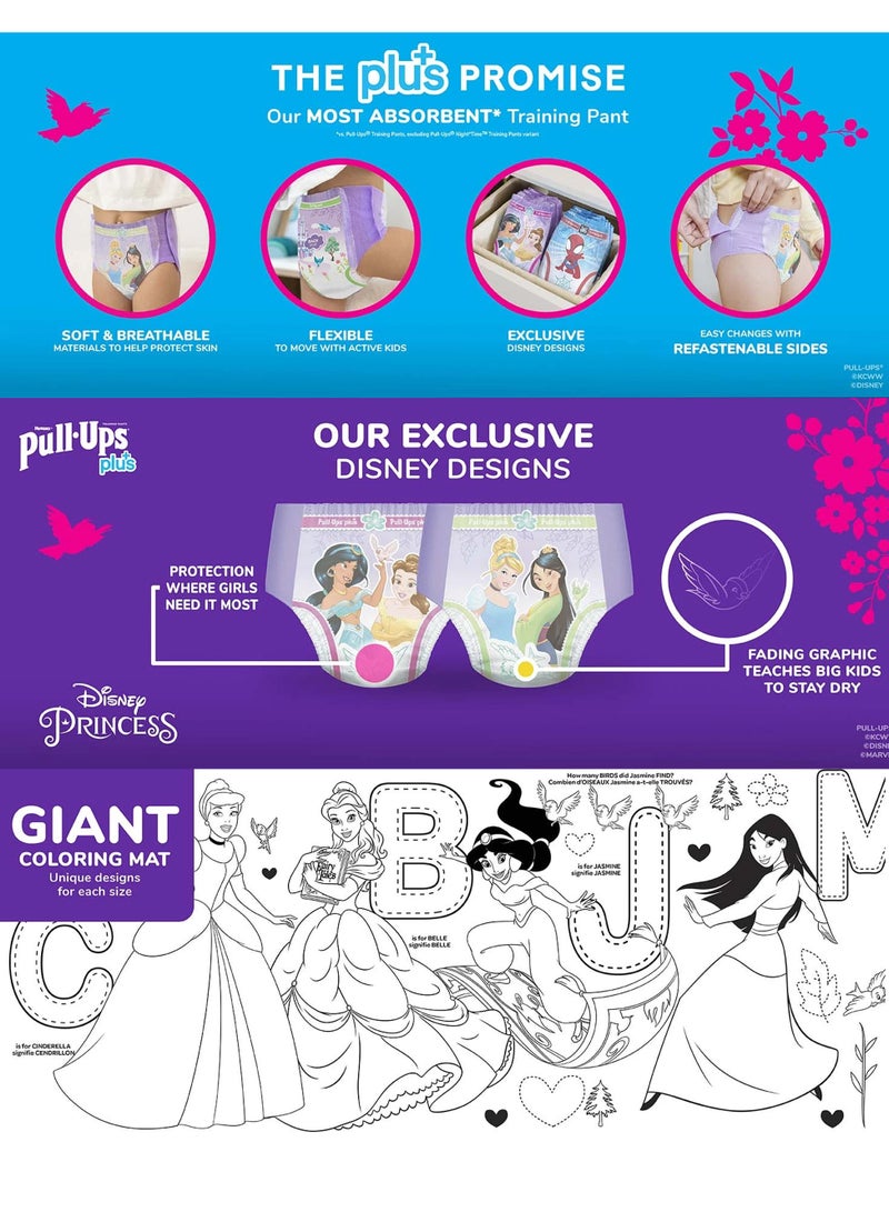 HUGGIES Pull-Ups Plus Training Pants For Girls  Exclusive Disney Princess Designs 2T to 3T /8-15 kg / Pack of 128  - Image 3