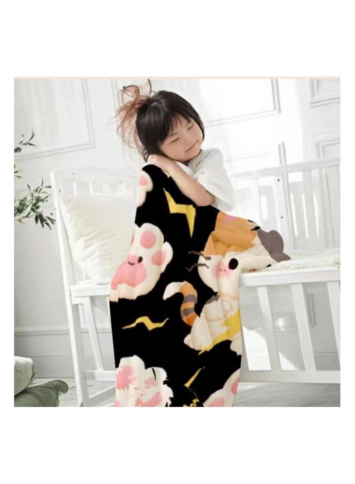 عام بطانية رقيقة من الفانيلا (دافئة ومريحة، ومناسبة للنوم واستخدام الألعاب وإزالة الغبار ومقاومة للرمل) 150 سم * 200 سم - 572 - Image 3