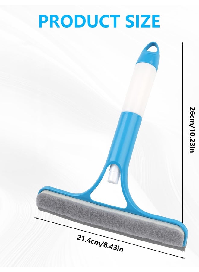 2 PCS Window Squeegee, 3 In 1 Window Cleaning Scraper, Built-In Spray Bottle, Window Cleaning Equipment For Shower Glass, Kitchen, Car - Image 2