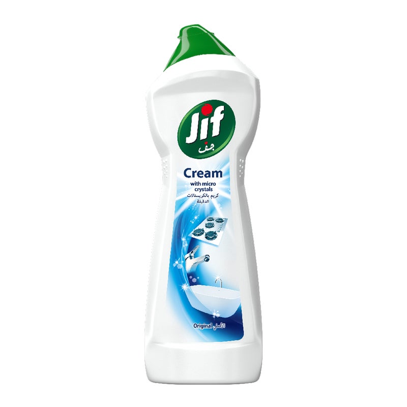 Jif Cream Cleaner Original Stain Remover With Micro Crystal Technology, 750 ml