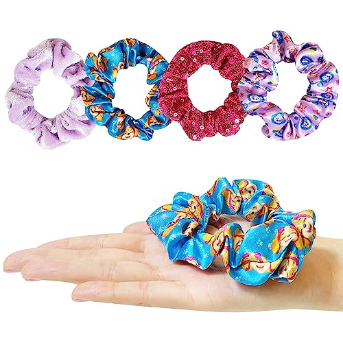 Luv Her Paw Patrol Hair Accessories Set - 9 inch Detangling Brush, 4 Scrunchies & Hair Ties for Girls - Image 4