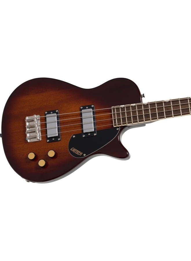 Gretsch Streamliner Jet Club Single-cut Electric Bass Guitar - Havana Burst - Image 5
