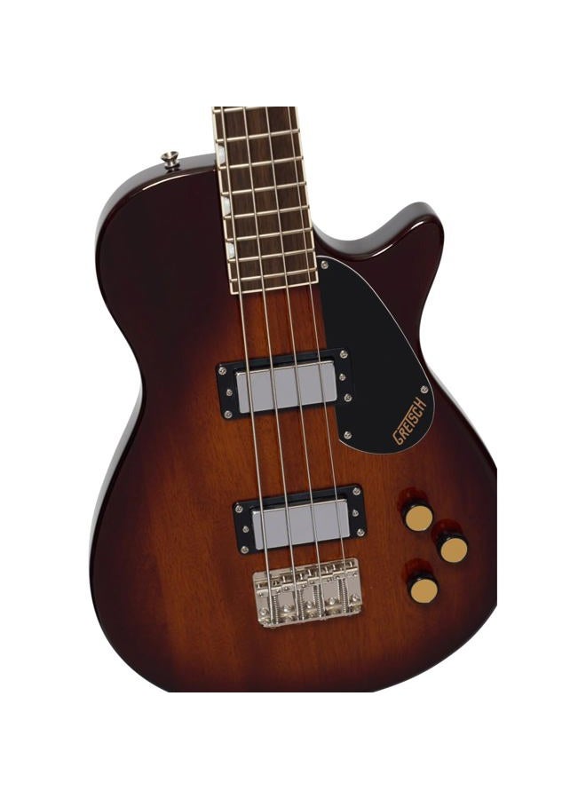 Gretsch Streamliner Jet Club Single-cut Electric Bass Guitar - Havana Burst - Image 4