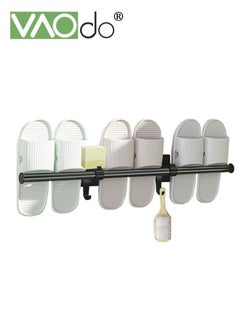 Punch-free Towel Rack Paper Roll Rack Slipper Rack Bathroom Wall-mounted Rack