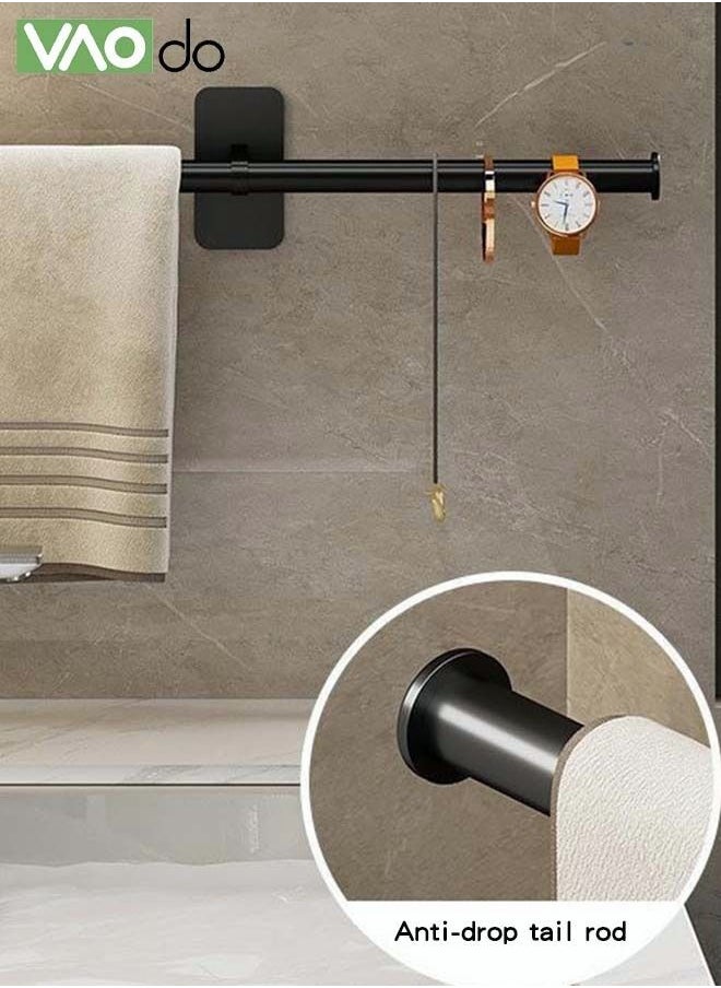 VAOdo - Punch-free Towel Rack Paper Roll Rack Slipper Rack Bathroom Wall-mounted Rack - Image 1