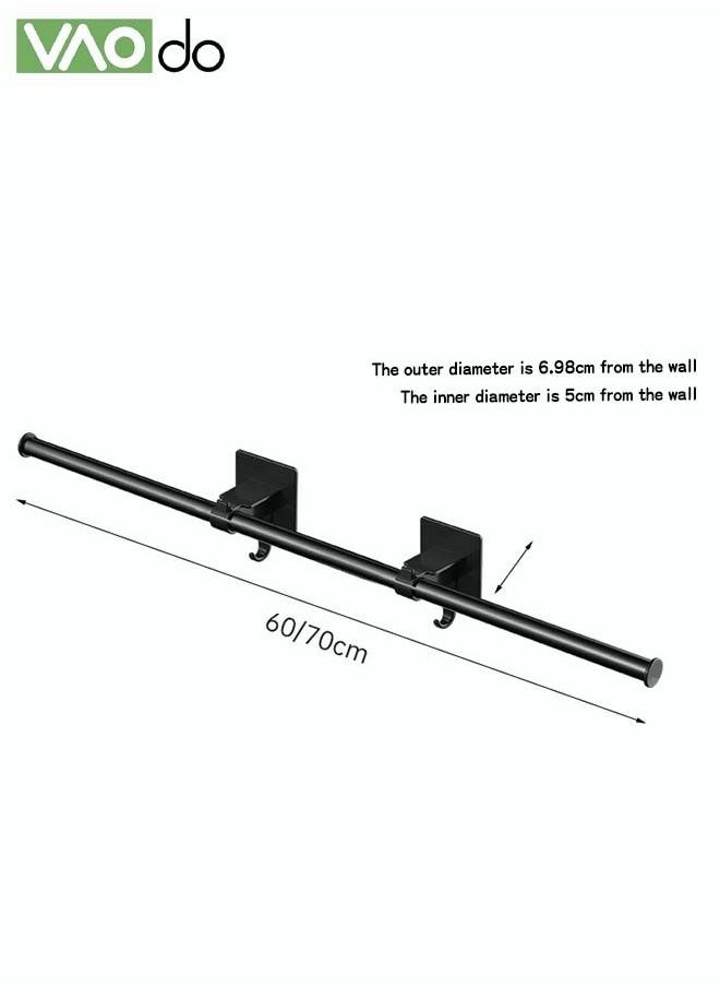 VAOdo - Punch-free Towel Rack Paper Roll Rack Slipper Rack Bathroom Wall-mounted Rack - Image 1