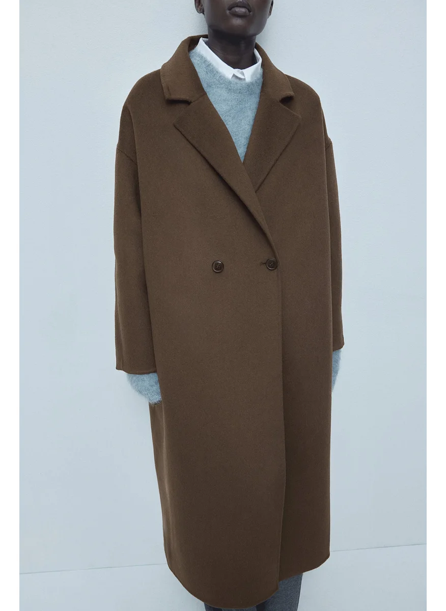 اتش اند ام Wool-Blend Coat