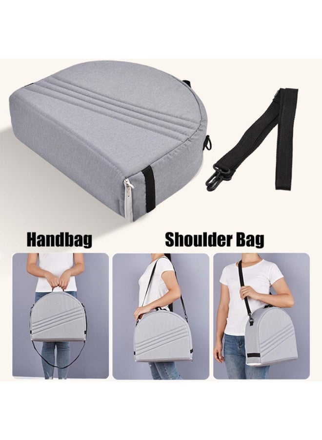 Baby Travel Bassinet, Portable Baby Nests, Foldable Cot, Travel Bed With Mosquito Net And Awning, Suitable For Travelling And Home Use, Easy To Carry (Grey) - Image 3