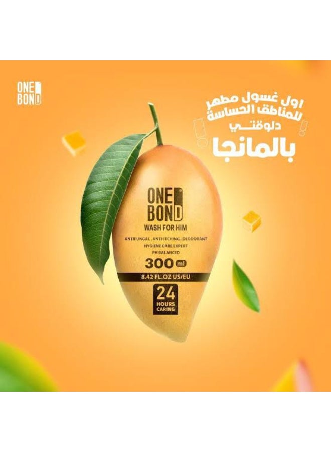 وان بوند غسول وان بوند للرجال 300 مل برائحه المانجو – عناية يومية لطيفة - Image 4