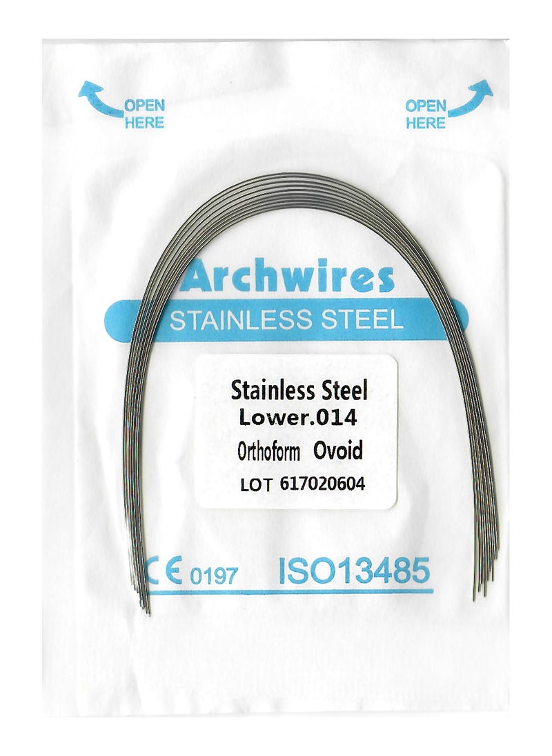 keemz SS Arch Wire Ovoid 0.014 Lower  - Image 1