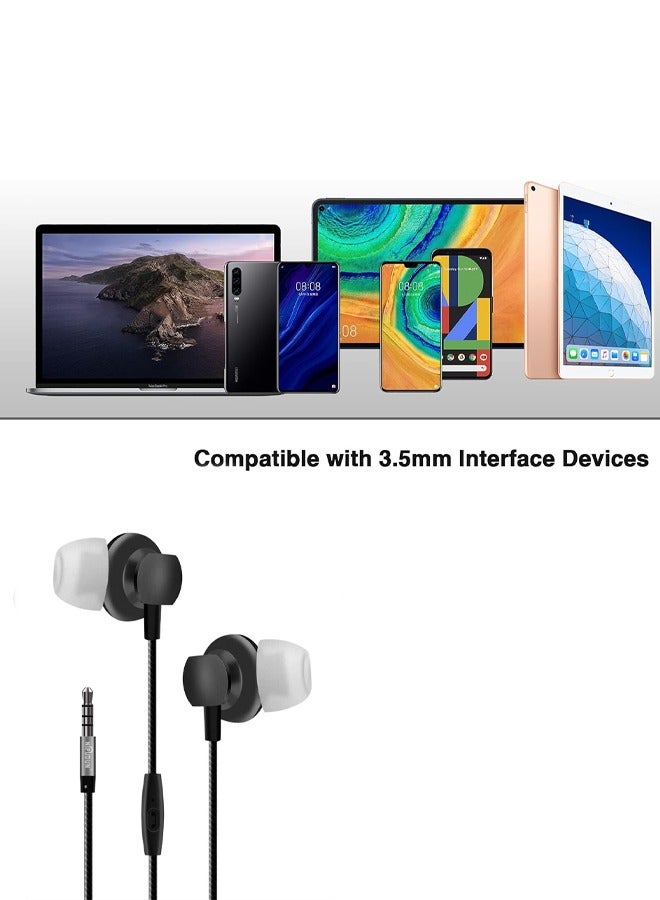 Taimi In-Ear Wired Earphone Premium Sound Quality Black  - Image 2
