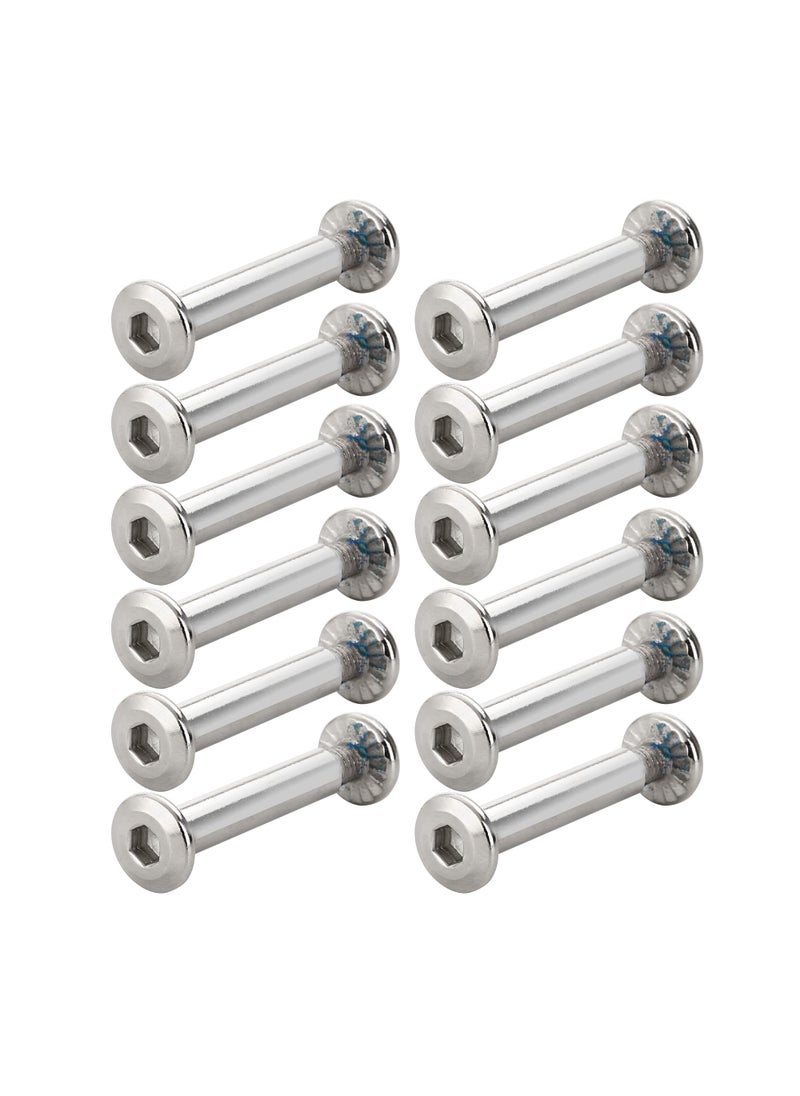 Aketek Aketek Inline Skate Wheel 1564 Shaft Hex Socket Screw 10XSilver 