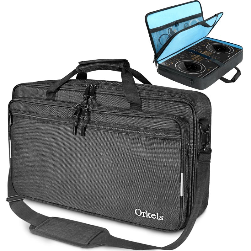 ORKELS DJ Controller Bag Case Compatible with DDJREV1DDJSR2DDJSROMNISDUOMixtrack Platinum FX DJ Controller M236Wx154Dx47H - Image 2