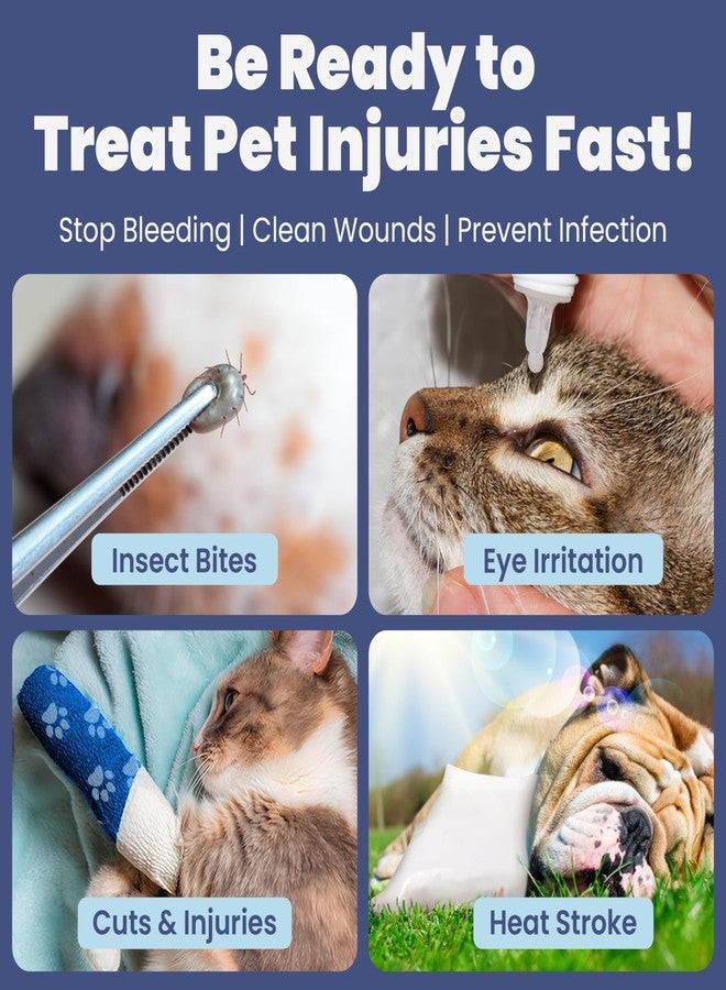 rubyloo Dog First Aid Kit - Vet Approved Pet First Aid Supplies to Treat Dogs & Cats in an Emergency - Pet First Aid Kit Guide, Tick Remover, Slip Leash & Medical Essentials for Home, Camping, Car, RV, Travel - Image 4
