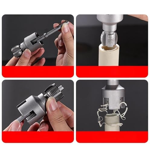 CALANDIS™ Ppr Pipe Threader Accessories Multifunction Plumbing Tool for Electric Drill 9.2cmx2.3cm | Taps & Dies | Hand Tools | Tools - Image 2